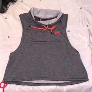 Under Armour sweat tank.